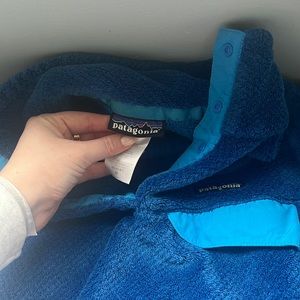 Womens medium blue patagonia fleece